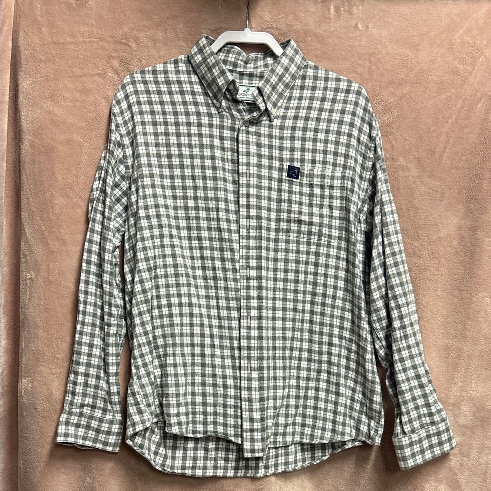 Casual Green Checkered Men's Shirt